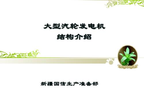 大型汽輪發(fā)電機結構介計劃.pdf